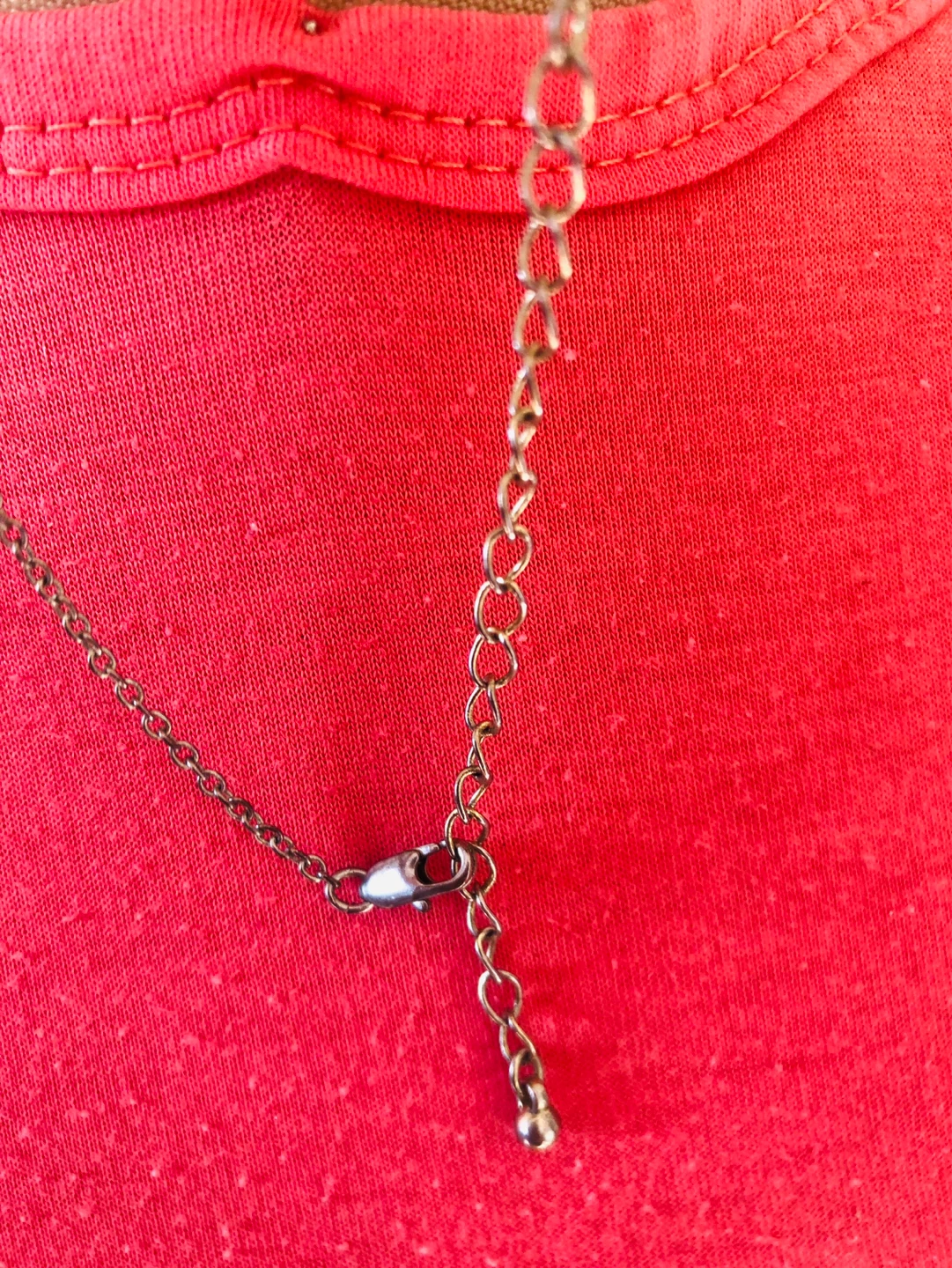 Green Stone Pendant Necklace - photo 3