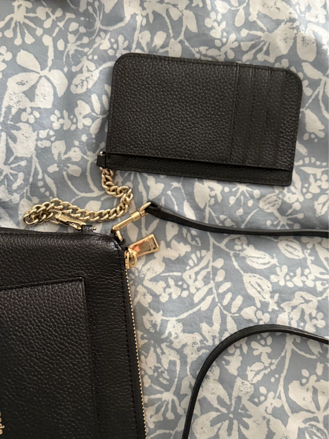 Kate Spade Black Leather Mini Purse Bag with Cardholder - photo 3