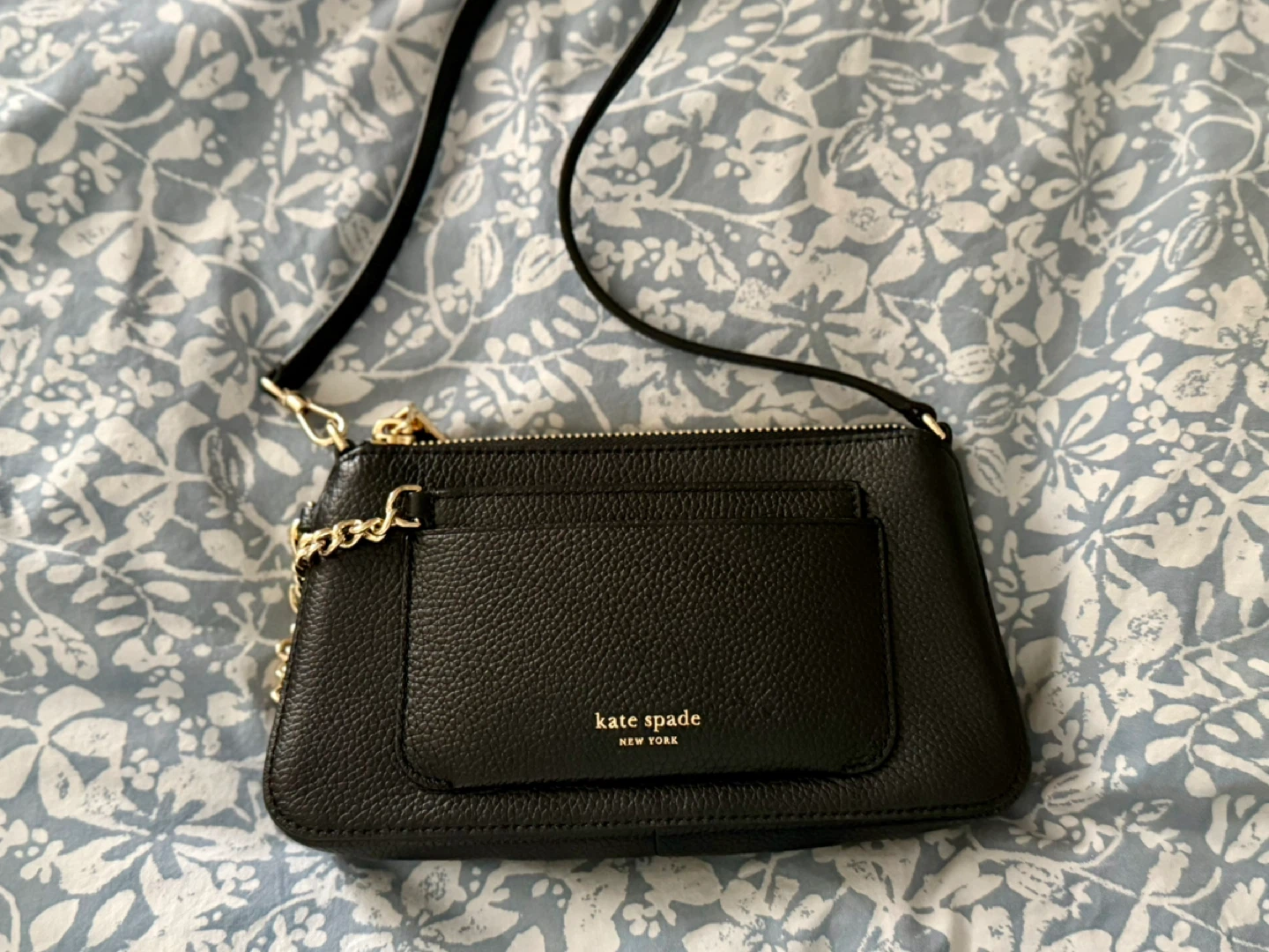 Kate Spade Black Leather Mini Purse Bag with Cardholder - photo 2