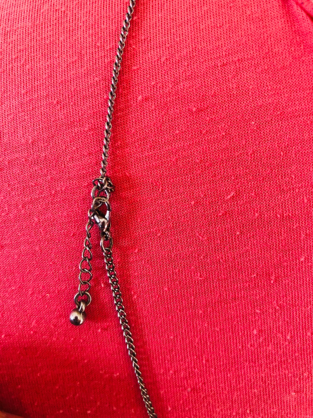 White Crystal Pendant Necklace - photo 3