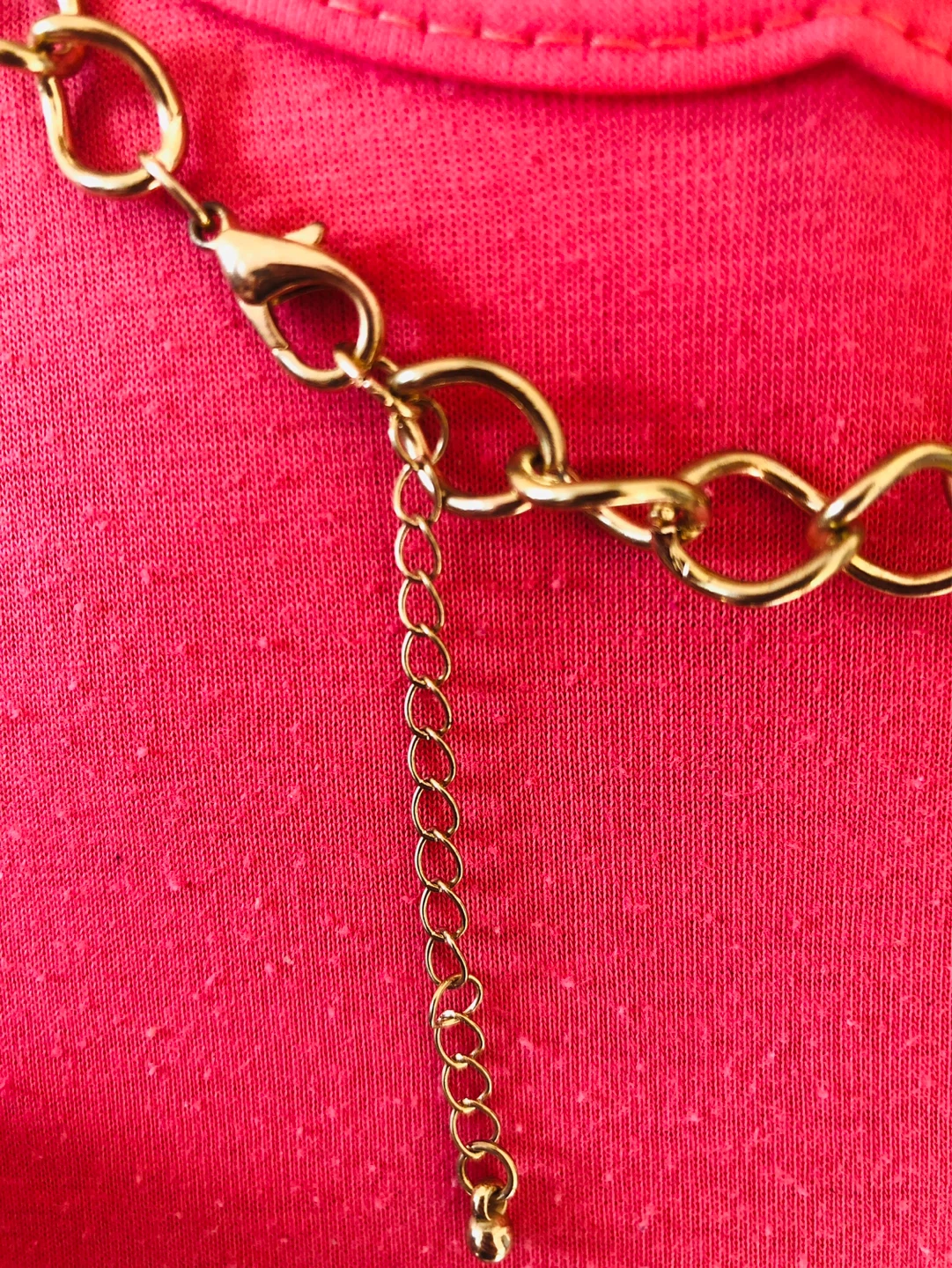 Chain Necklace with Rhinestone Accents - photo 3