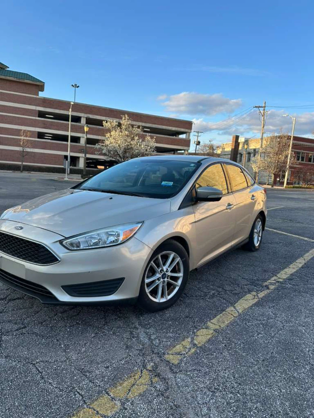Used Ford Focus Sedan - Light Gold Color - photo 2