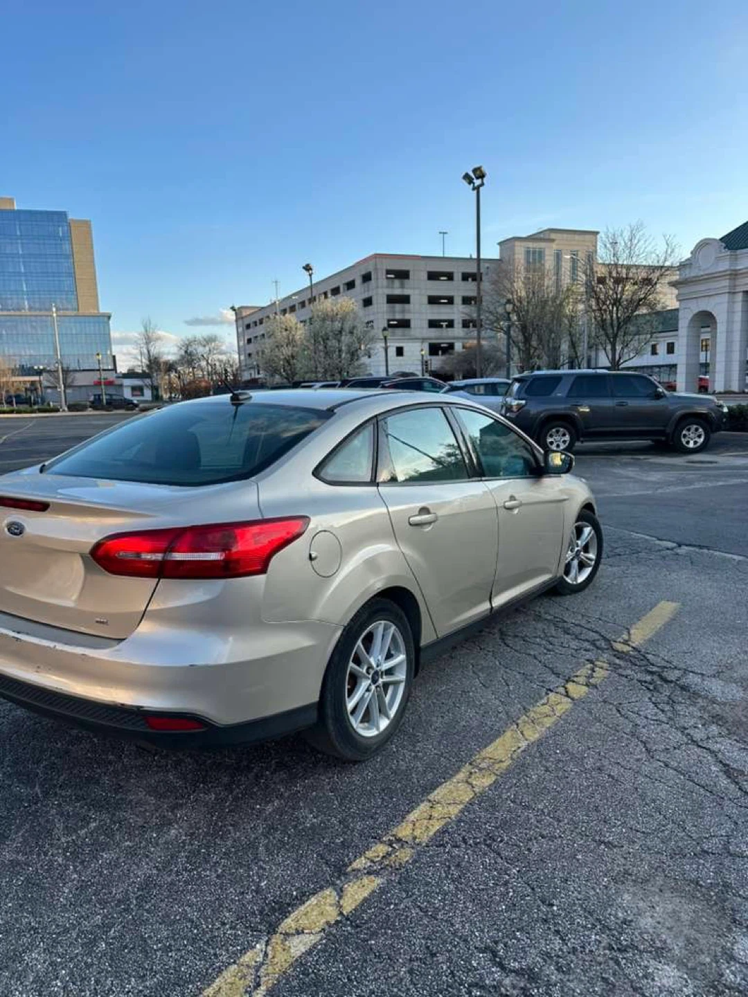 Used Ford Focus Sedan - Light Gold Color - photo 4