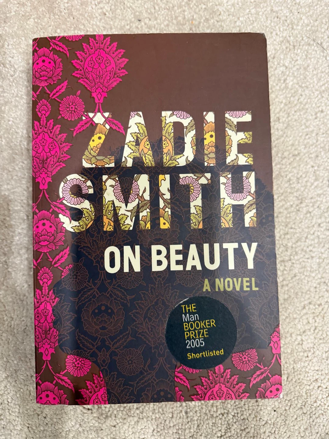 Zadie Smith On Beauty Novel