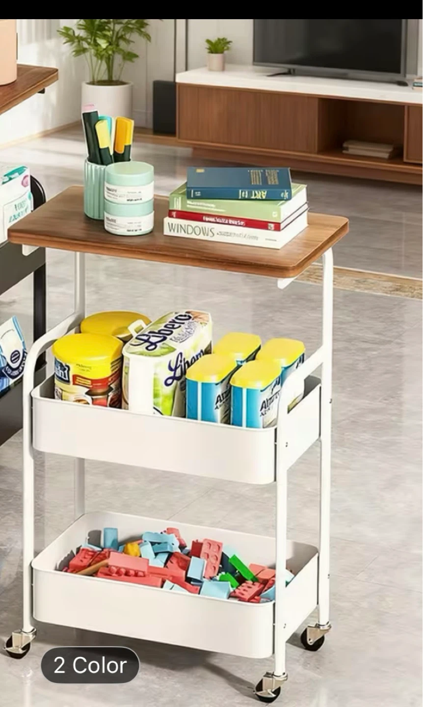 2-Tier Rolling Storage Cart - photo 2