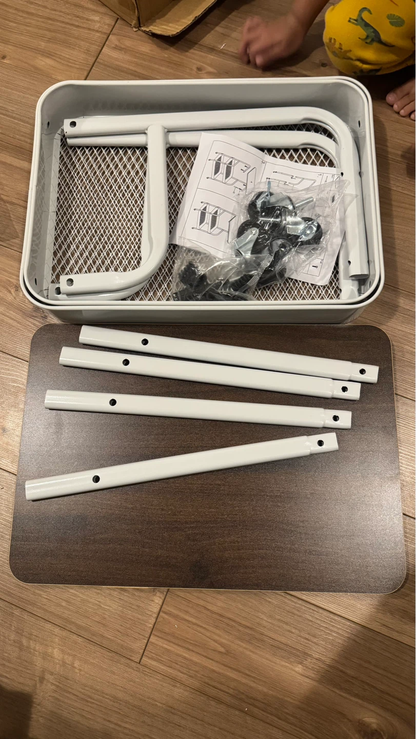 2-Tier Rolling Storage Cart