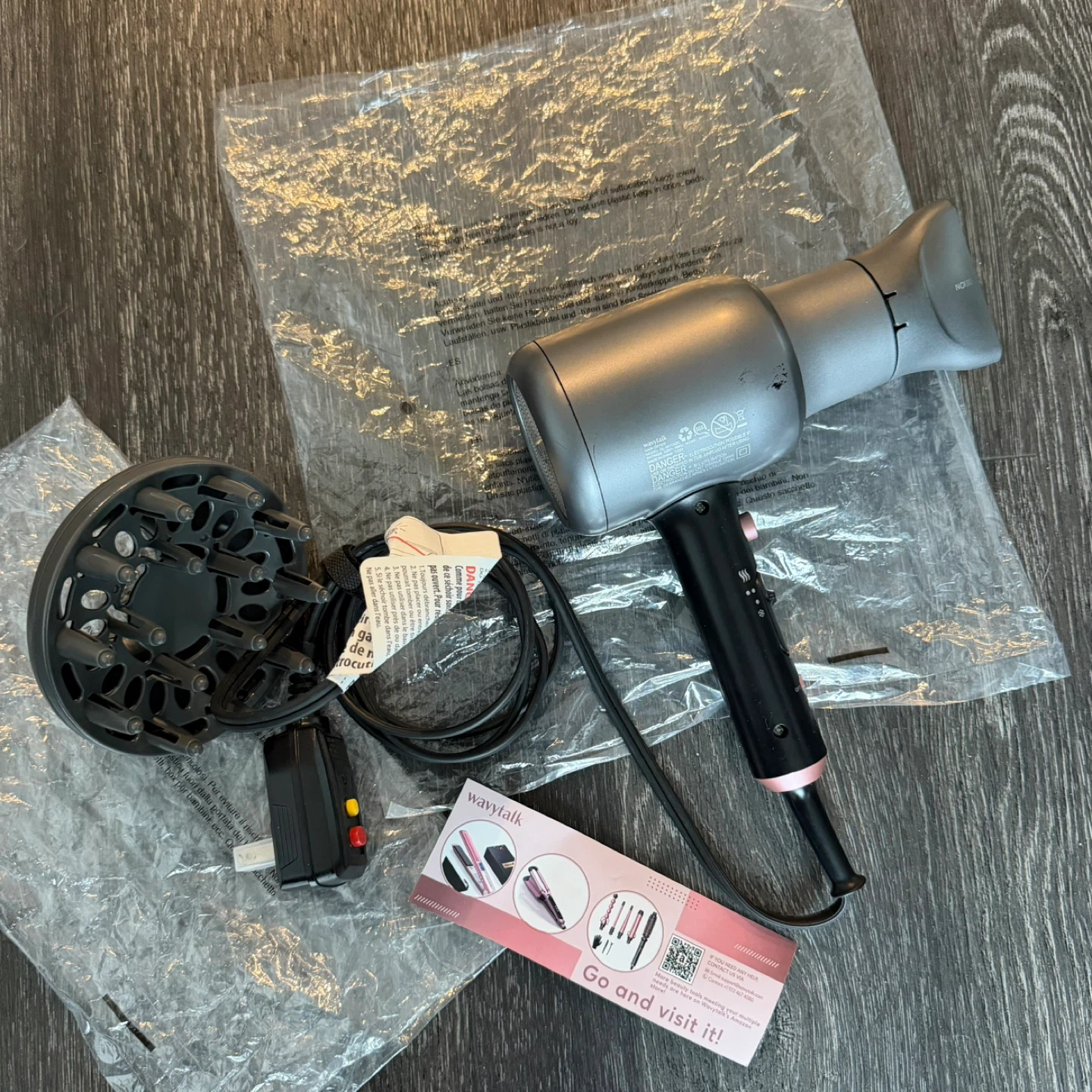 Wavytalk Hair Blow Dryer with Diffuser - photo 3