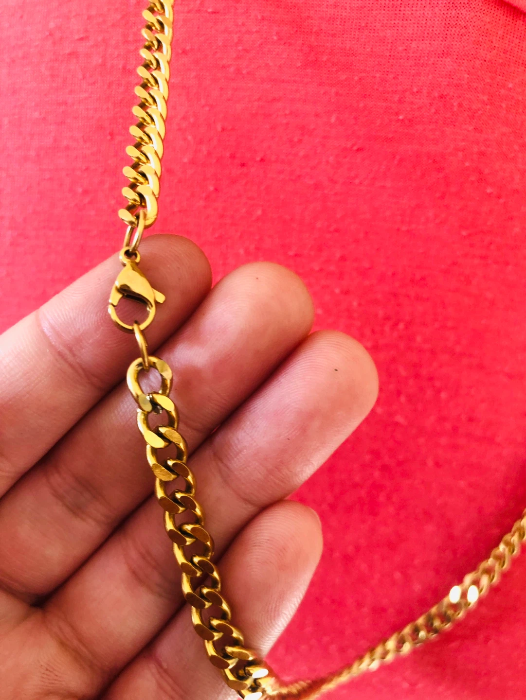Gold tone Chain Necklace - photo 3