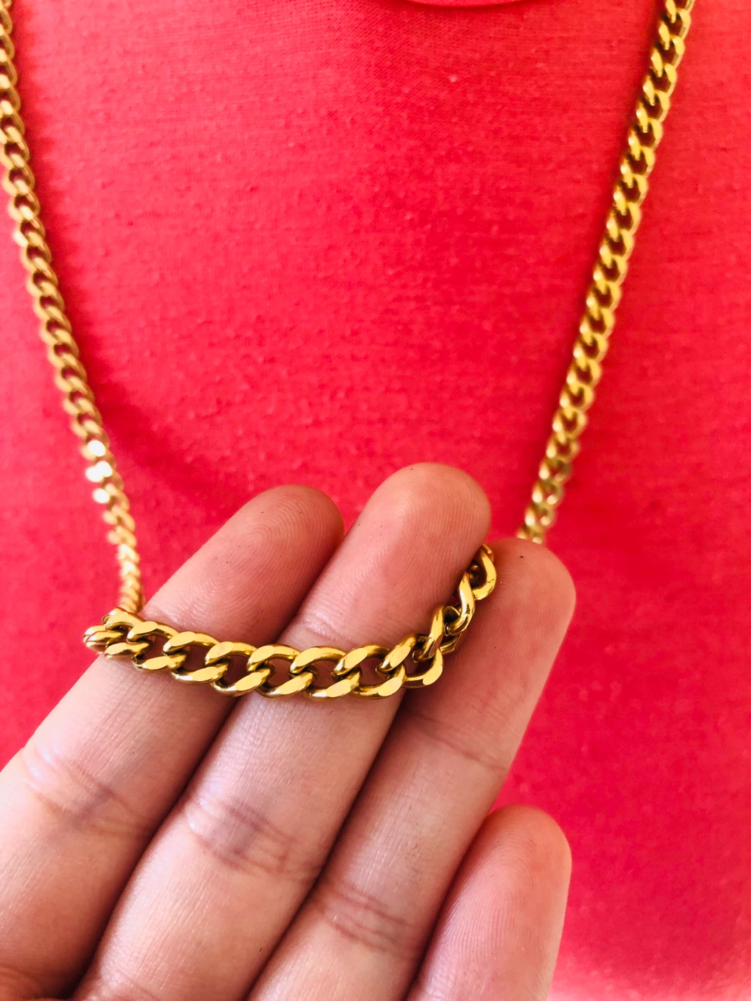 Gold tone Chain Necklace - photo 2