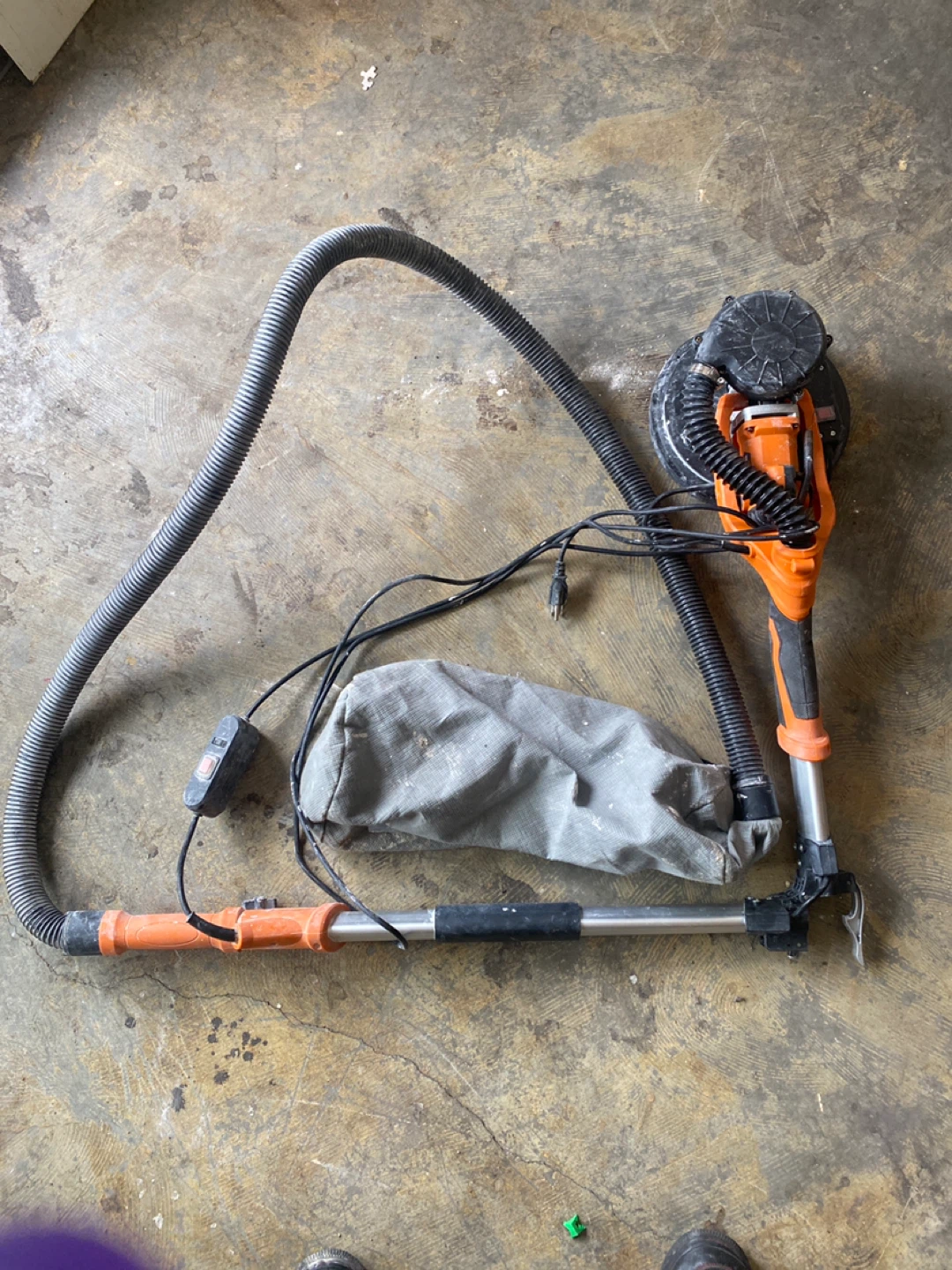 Drywall Sander with Vacuum Hose and Dust Bag