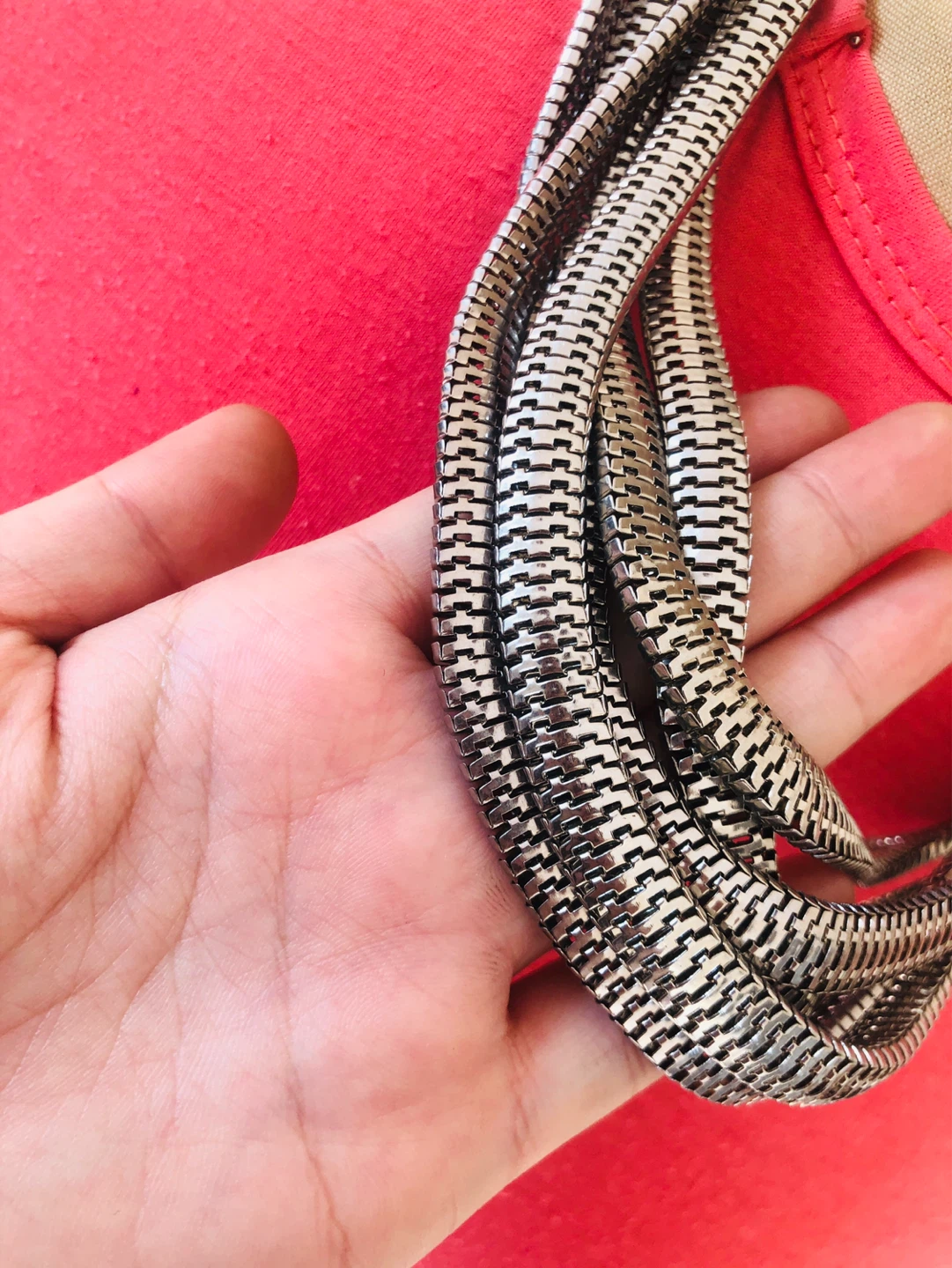 Multi-strand Snake Chain Necklace - photo 2