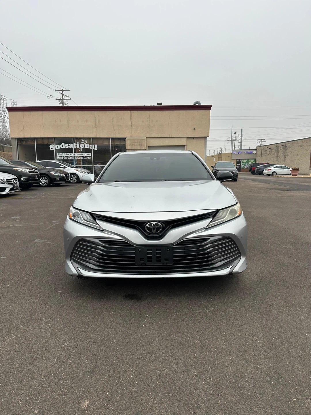 Silver Toyota Camry Sedan