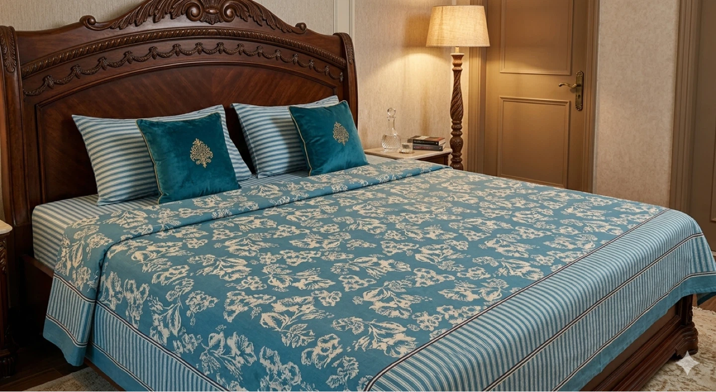 Floral Bedding Set with 2 Pillowcases - photo 2