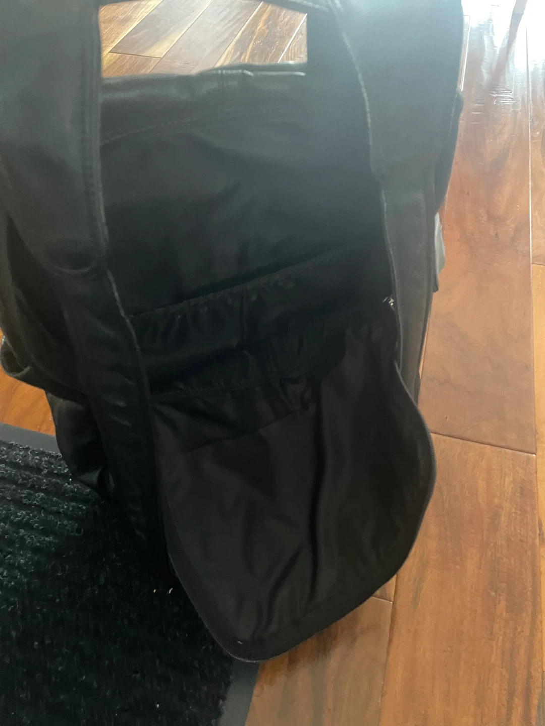 Black Leather Backpack - photo 4