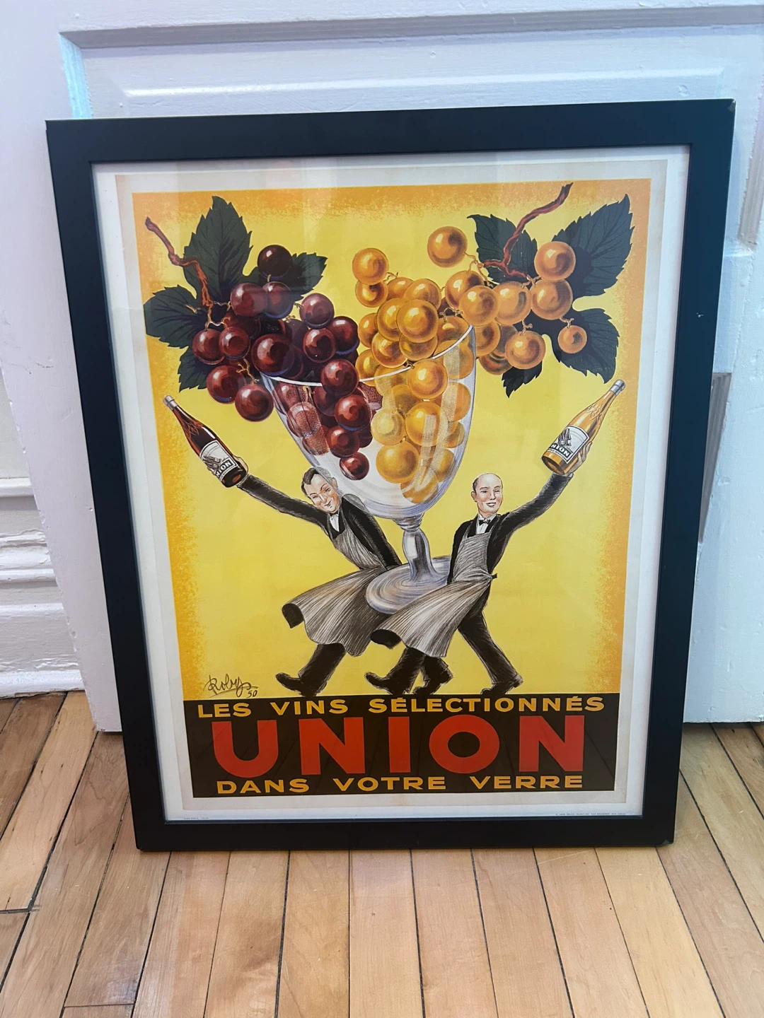 Framed Graphic Wine Print