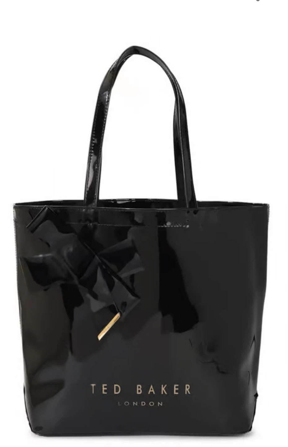 Brand New Ted Baker Black Knot Bow Large Icon Tote Bag - photo 3