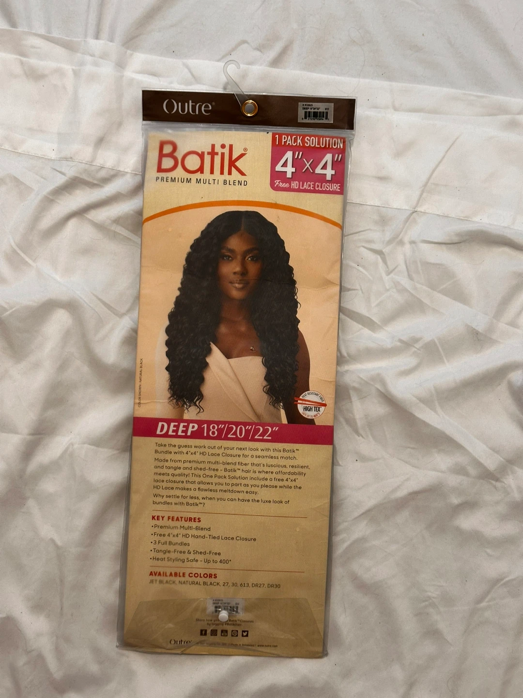 Outre Batik Deep 18"/20"/22" 4x4 HD Lace Closure - photo 3