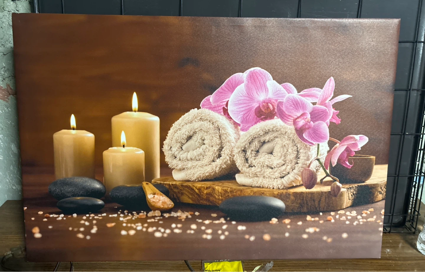Spa Scene Canvas Wall Art