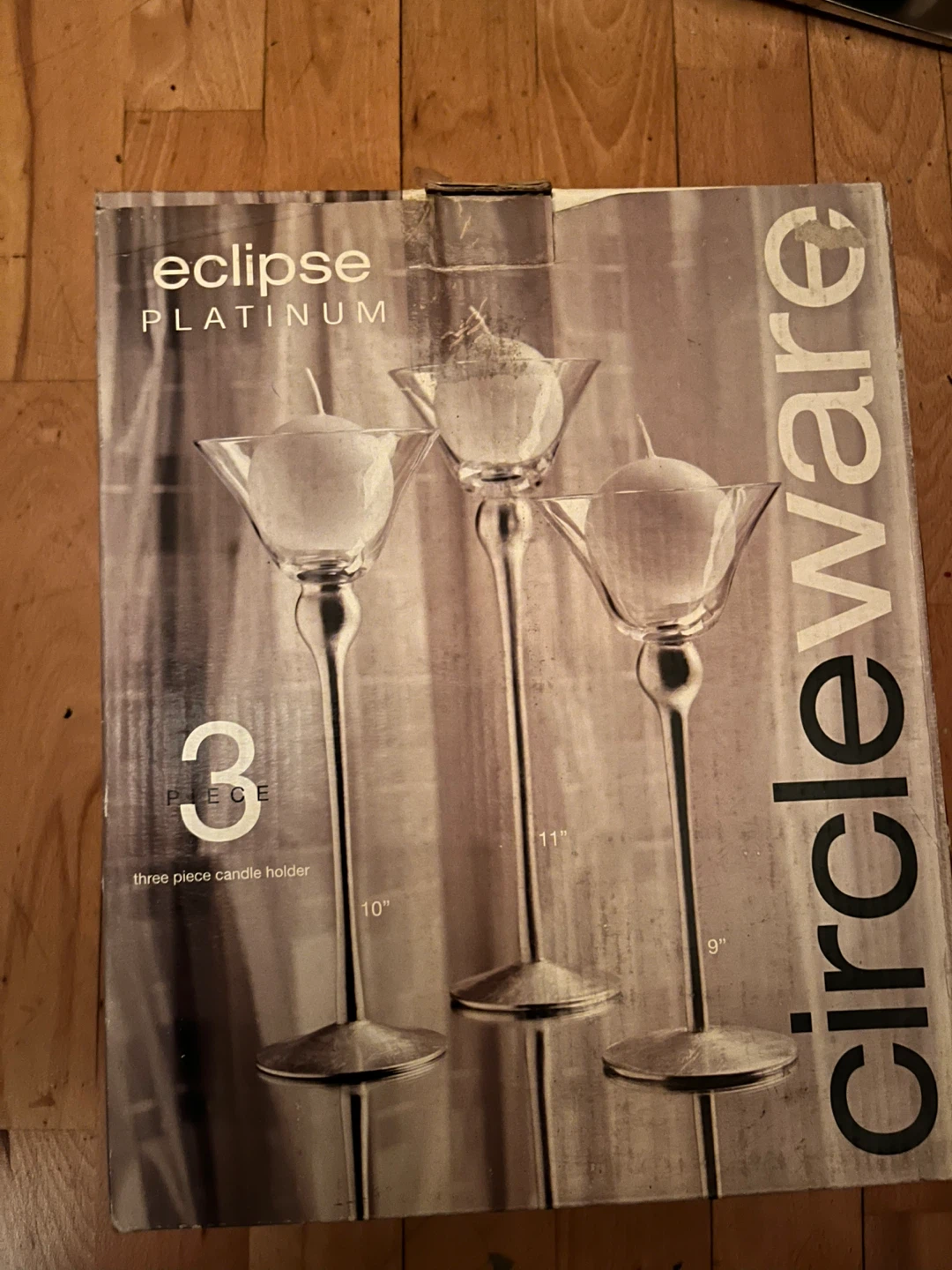 NEW  3 Piece Candle Holder Set
