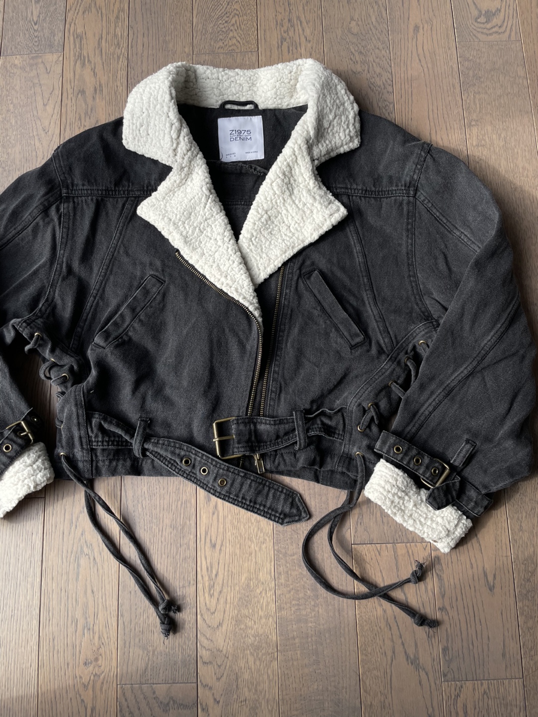 Z1975 DENIM Sherpa Lined Denim Jacket, Size S - photo 4