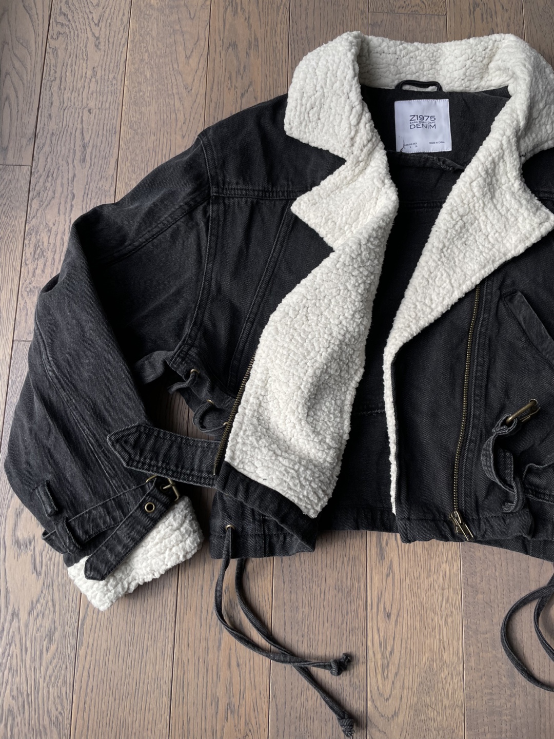 Z1975 DENIM Sherpa Lined Denim Jacket, Size S - photo 5