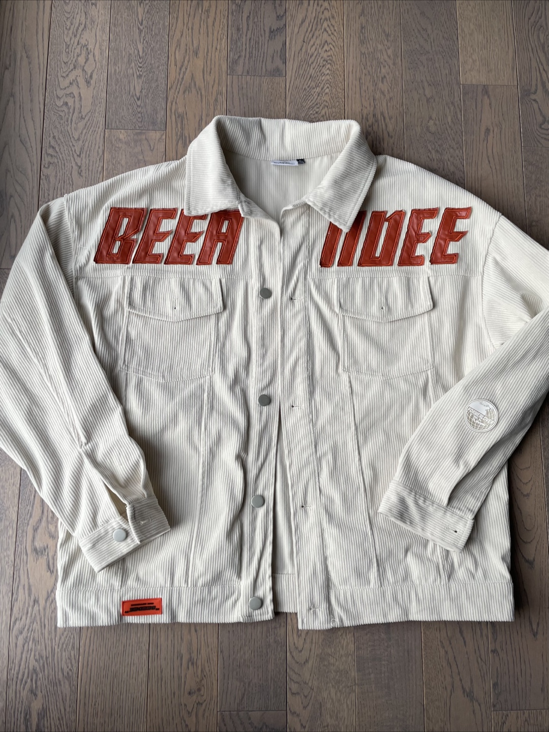 BEER MODE Corduroy Jacket Cream L
