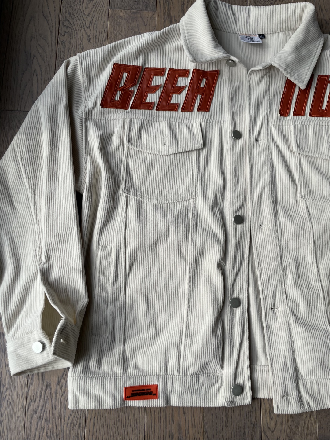 BEER MODE Corduroy Jacket Cream L - photo 4