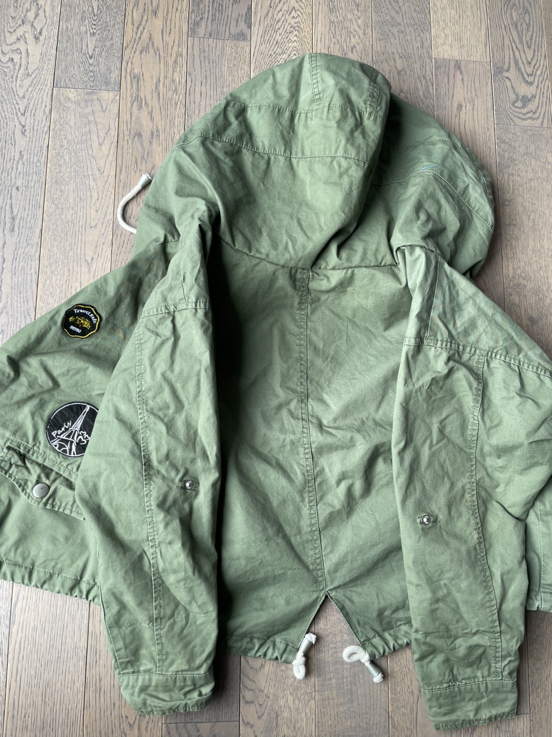 Cache Cache Green Patched Anorak Jacket, size S - photo 5