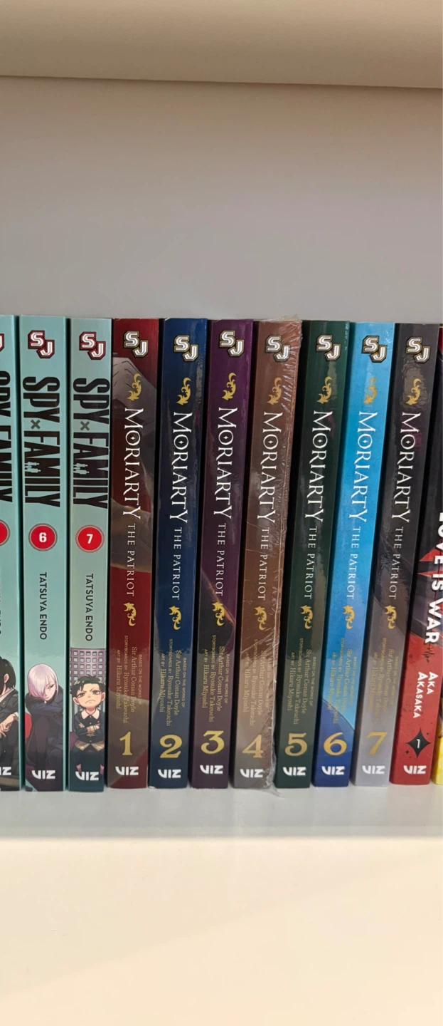 Moriarty the Patriot Manga Volumes 1-7