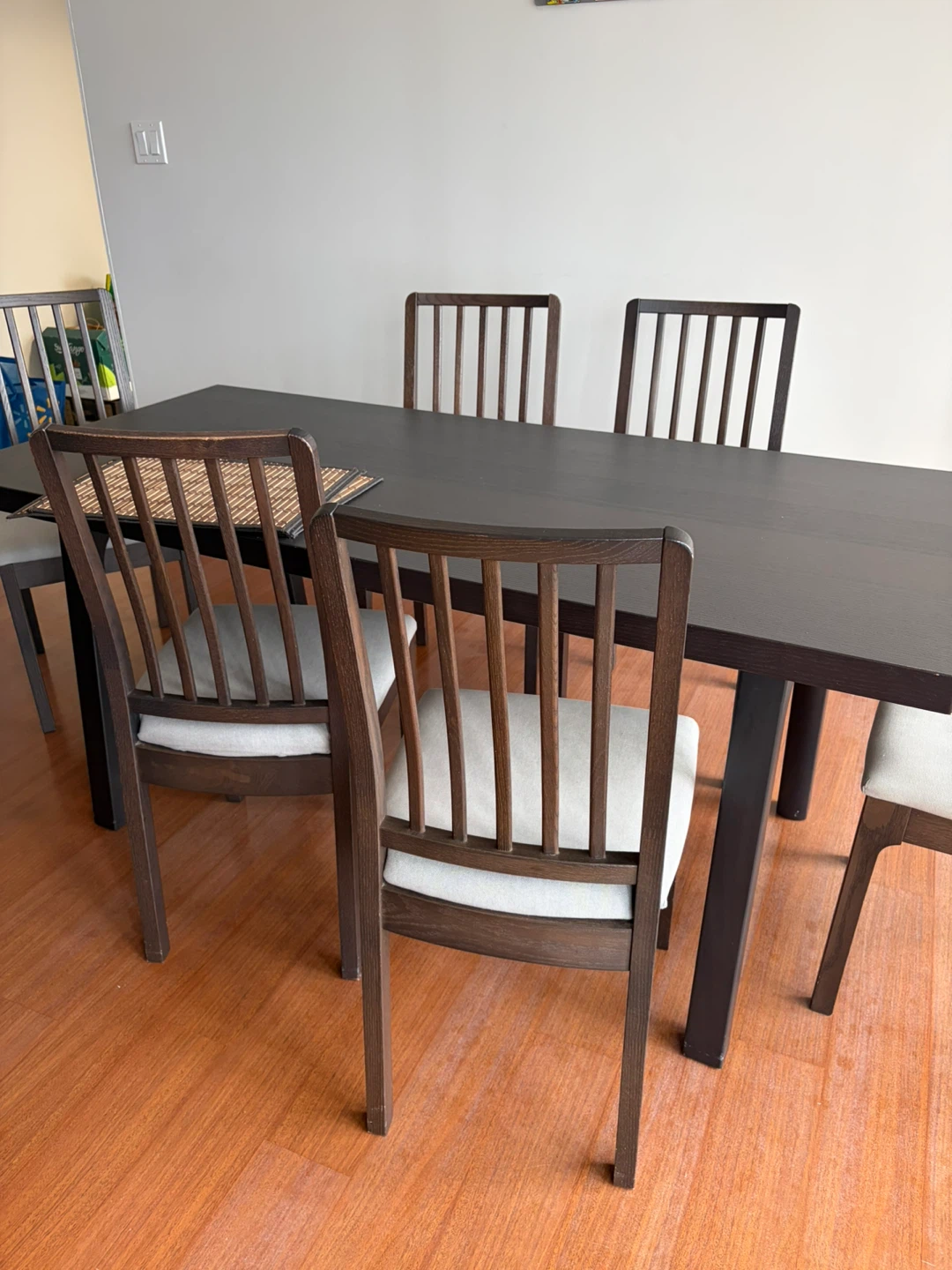 Ikea Dining Table with 6 Chairs