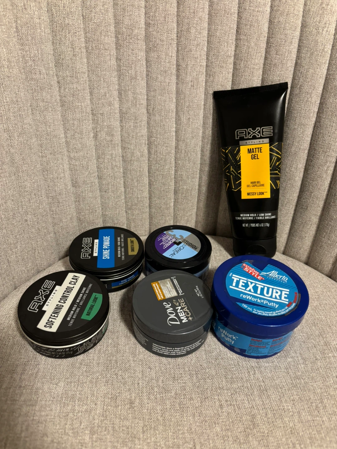 Axe Matte Gel and Hair Styling Products Lot