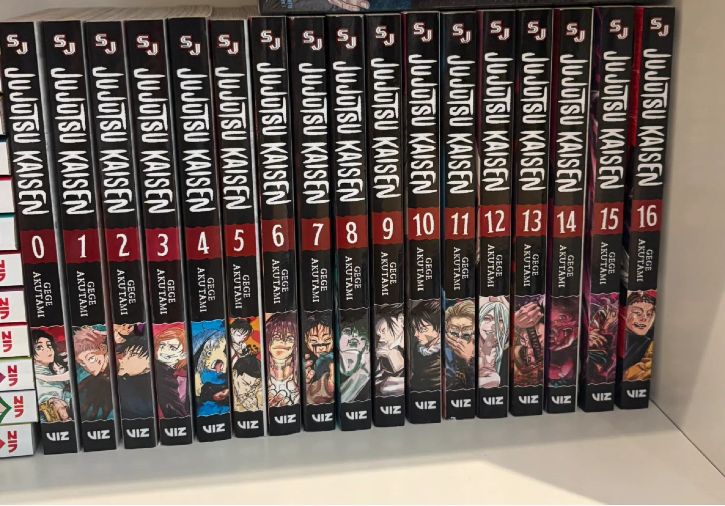 Jujutsu Kaisen Manga Volumes 0-16