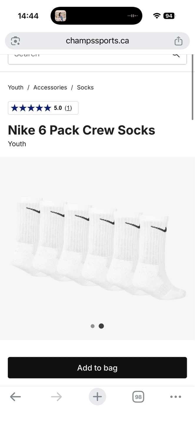 Nike Dri-Fit Crew Socks (3 Pack) - photo 3