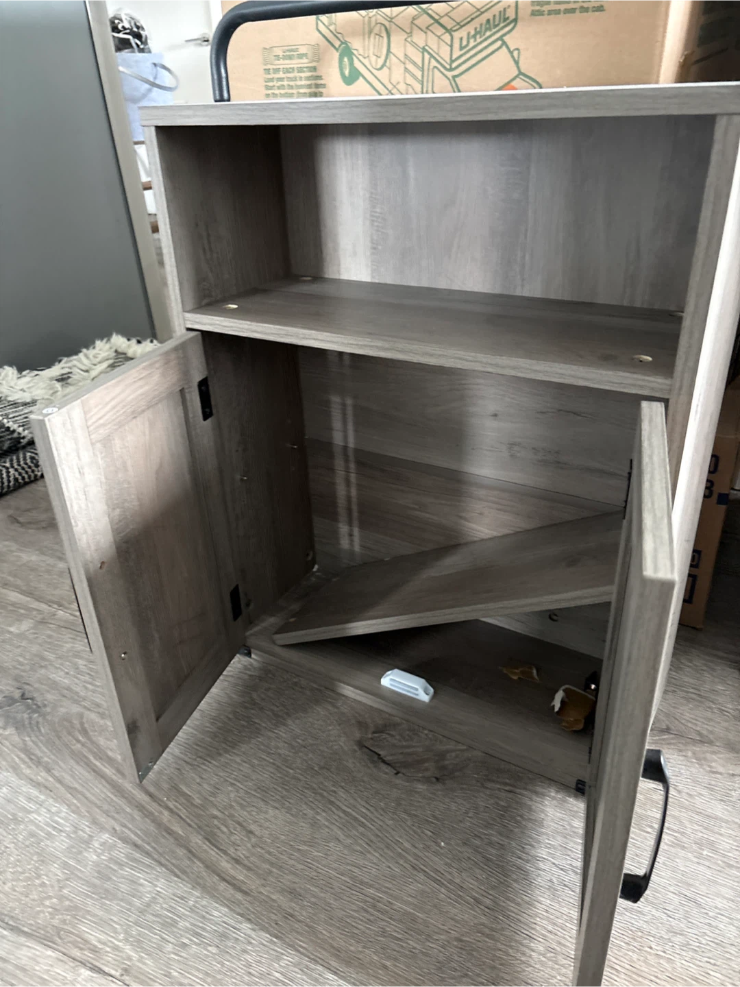 Rustic Storage Cabinet with towel bar - photo 2