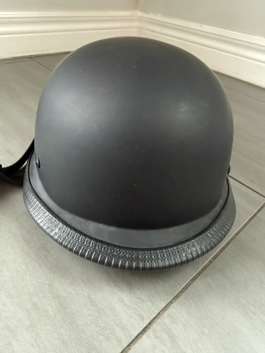 Matte Black Half Motorcycle Helmet