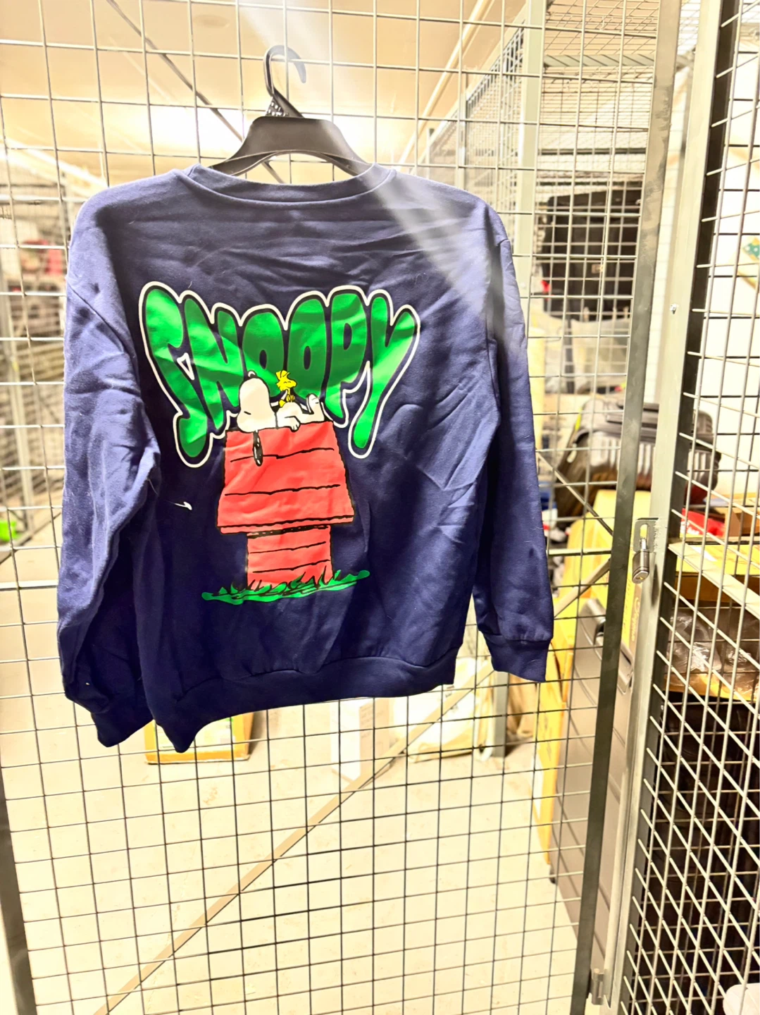 Navy Blue Snoopy Sweatshirt
