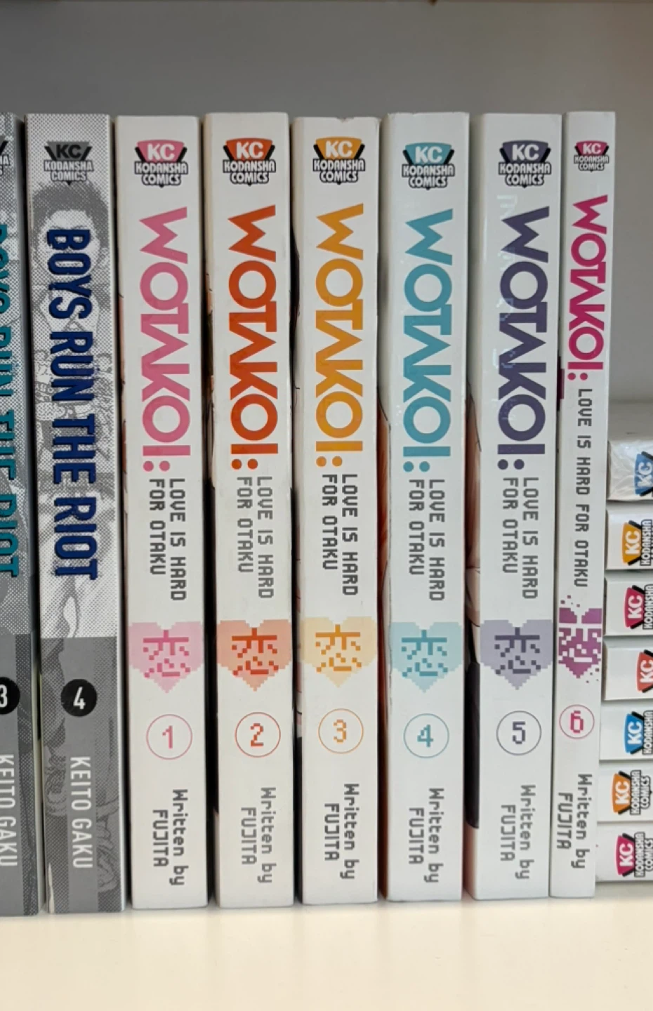 Wotakoi: Love is Hard for Otaku Manga Volumes 1-6