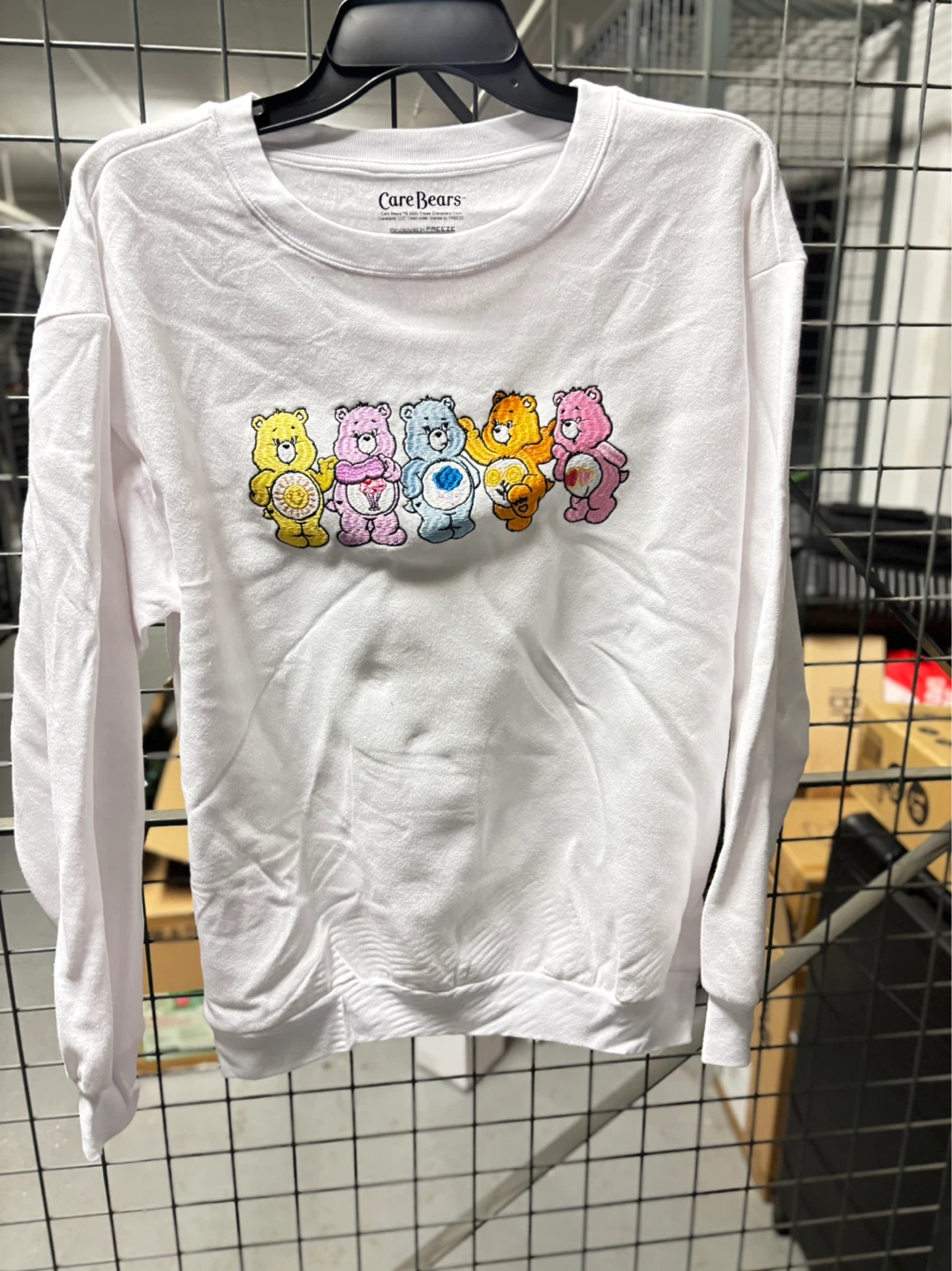 White Care Bears Long Sleeve Shirt M-L