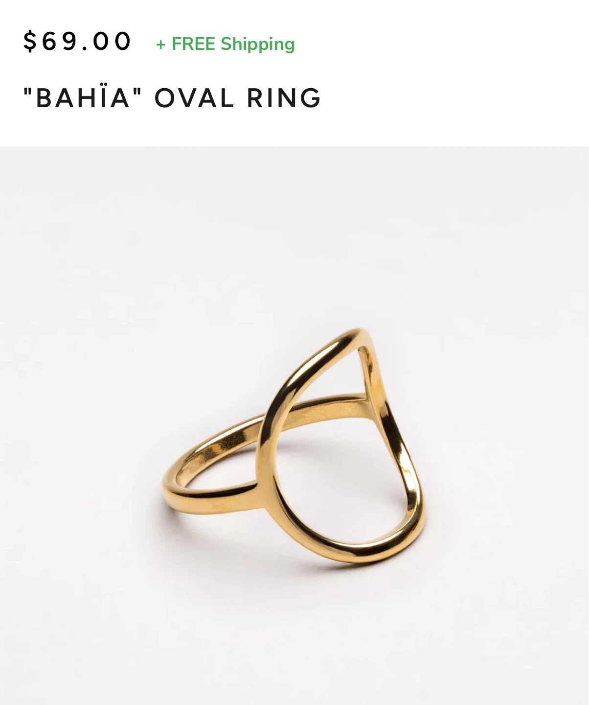 New set of 3 gold tone Atoloa Rings Size 8 Tarnish free - photo 3