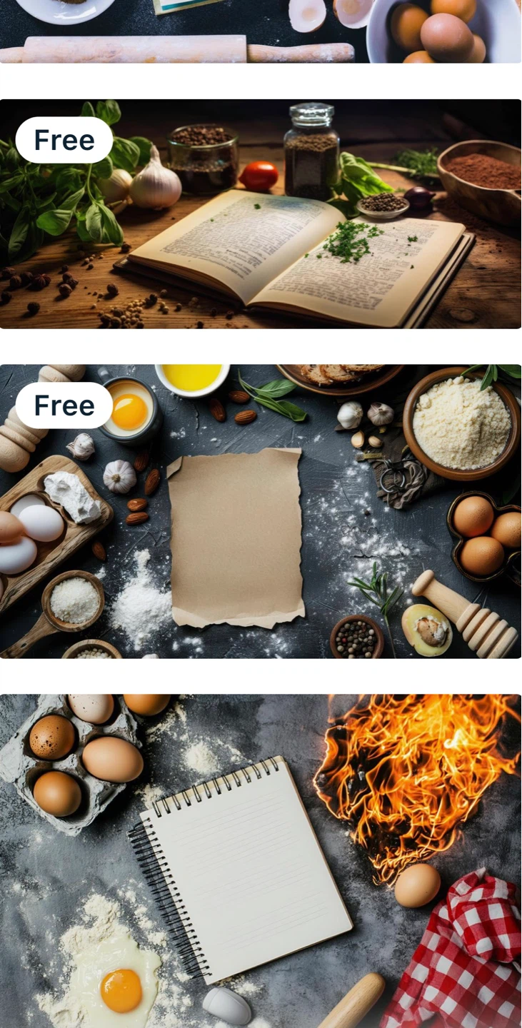 Cookbooks - from basic cooking, desserts to gourmet