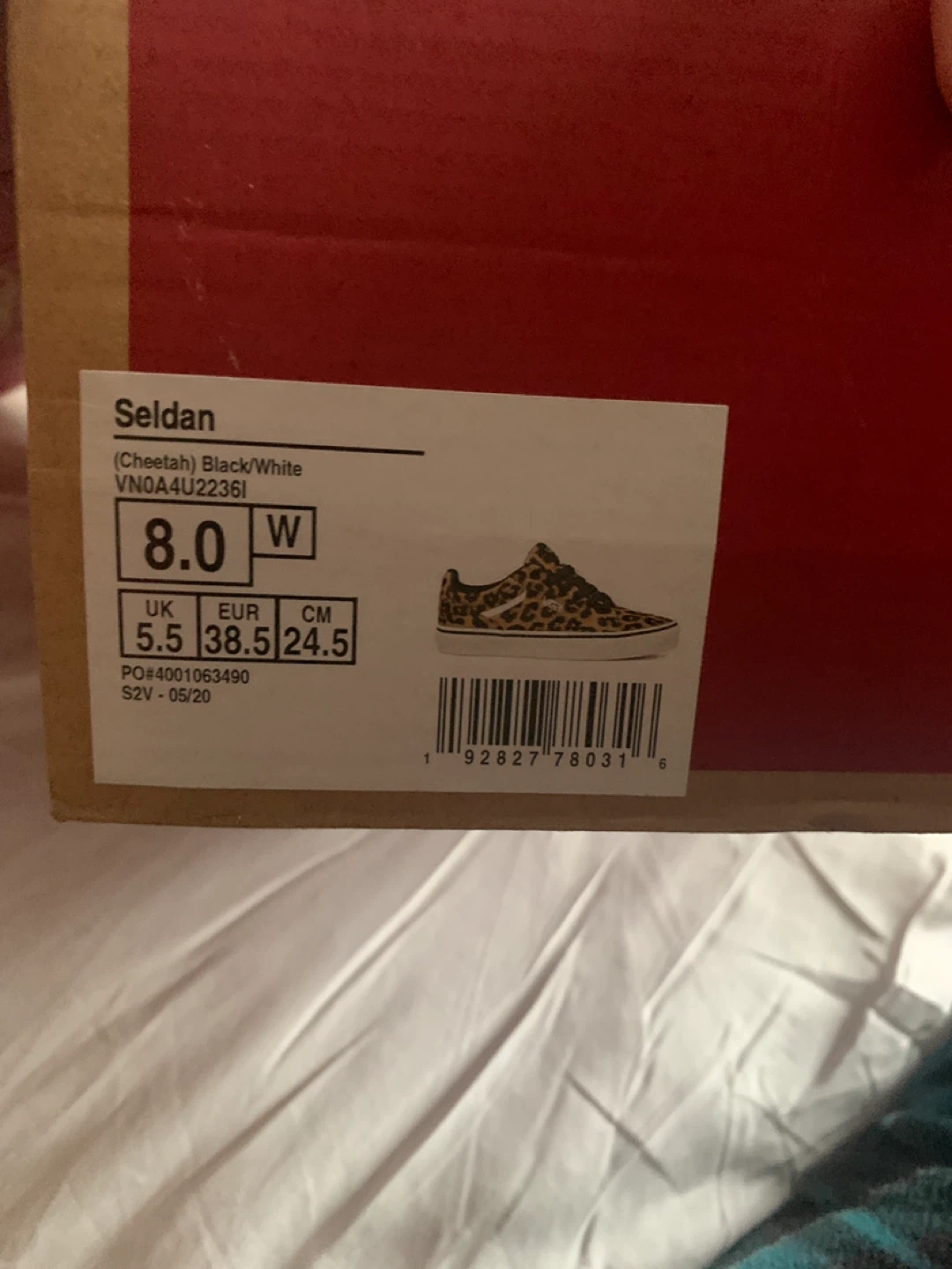 Vans Old Skool Leopard Print Sneakers Size 8 Women's - photo 3