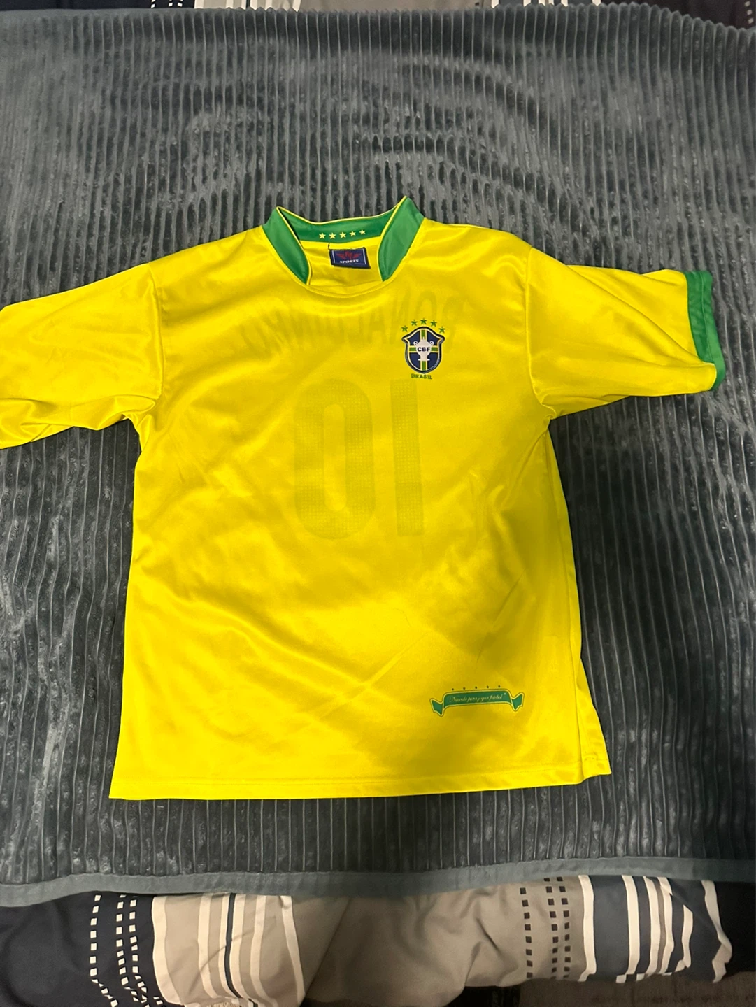 Brazil National Team Football Jersey - Ronaldinho #10