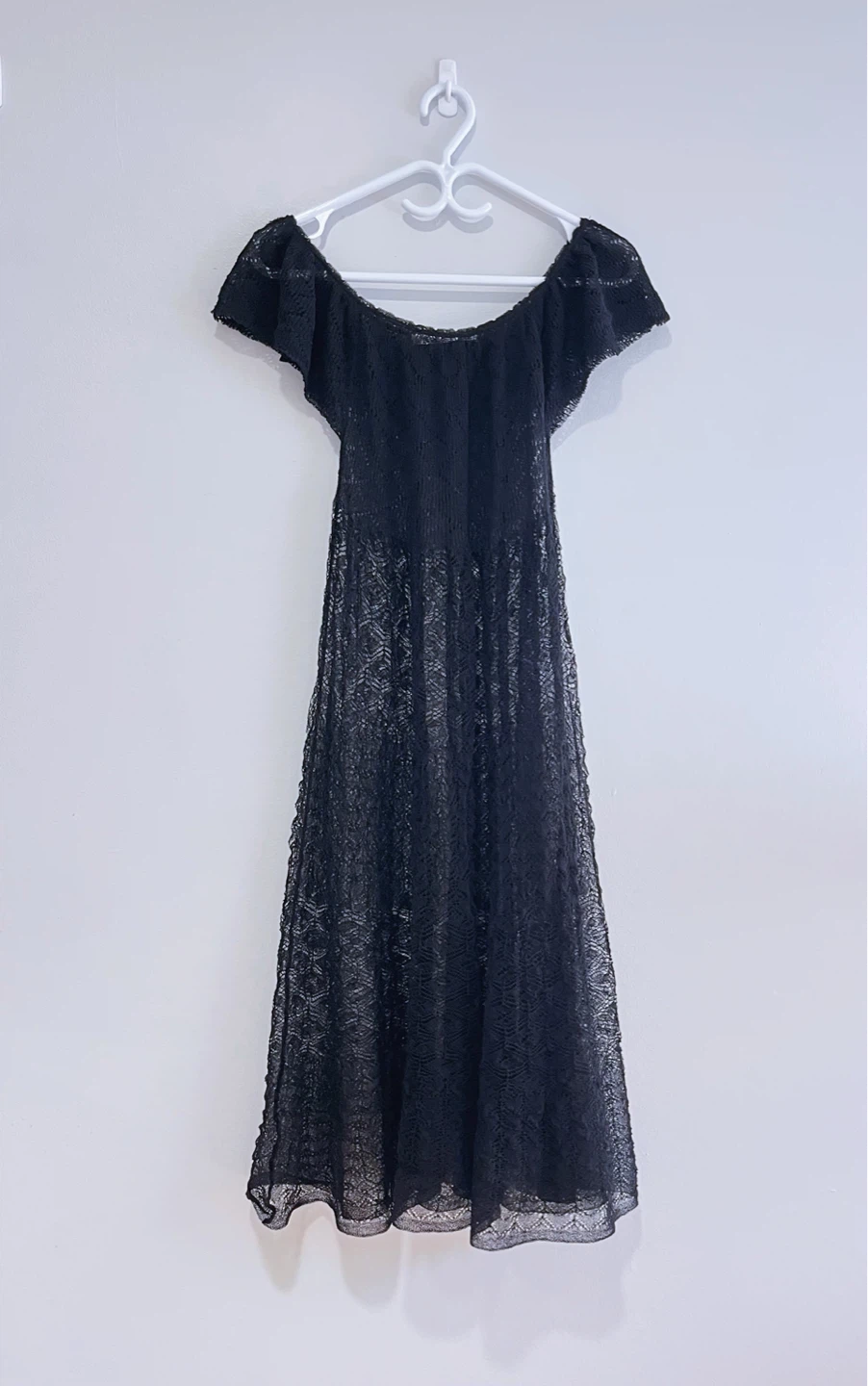 ZARA Brand New Lace Off-the-Shoulder Dress - Size S - photo 2