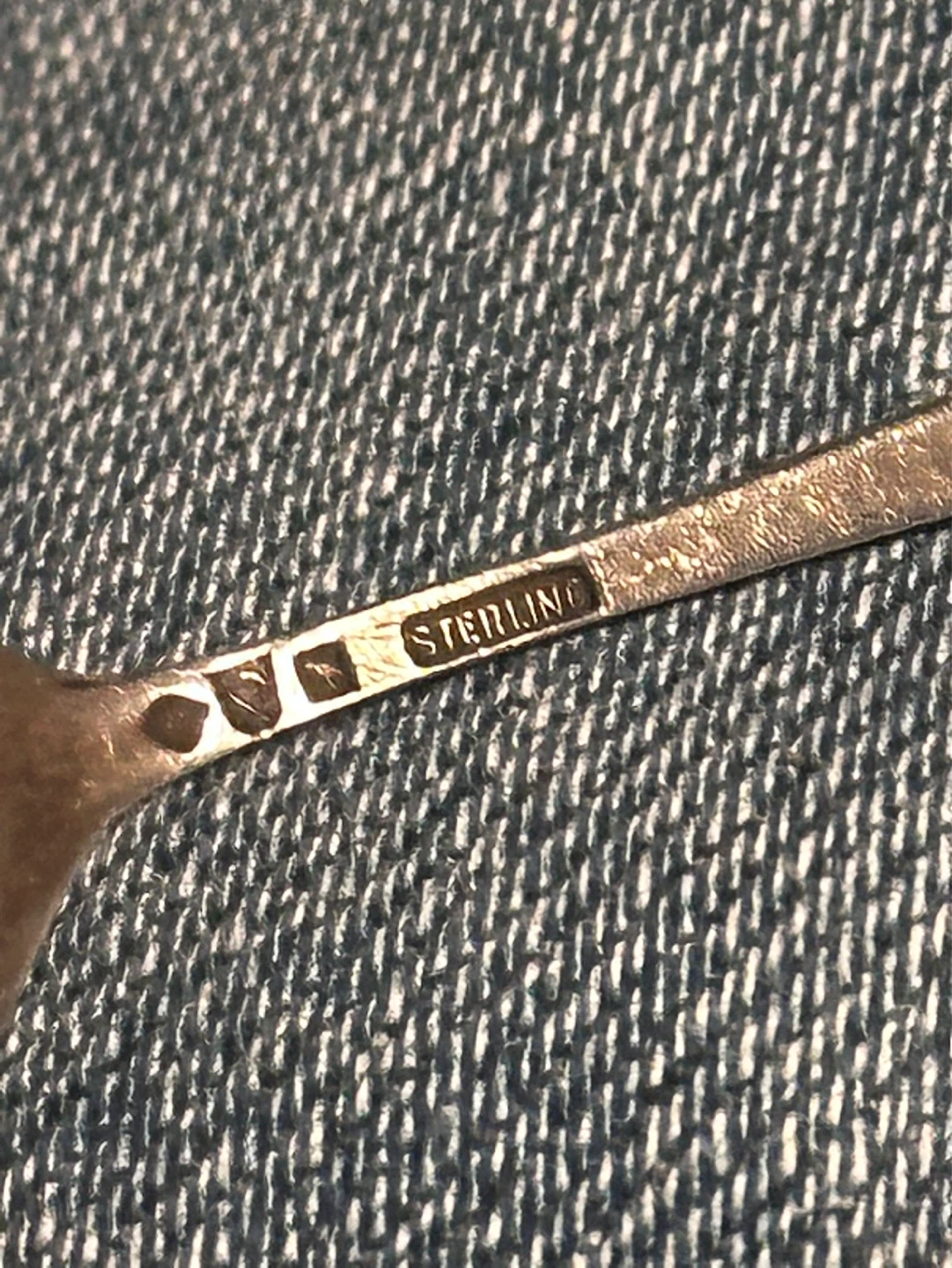 1/2 size Grand Falls Yellowknife Sterling Souvenir Spoon - photo 5