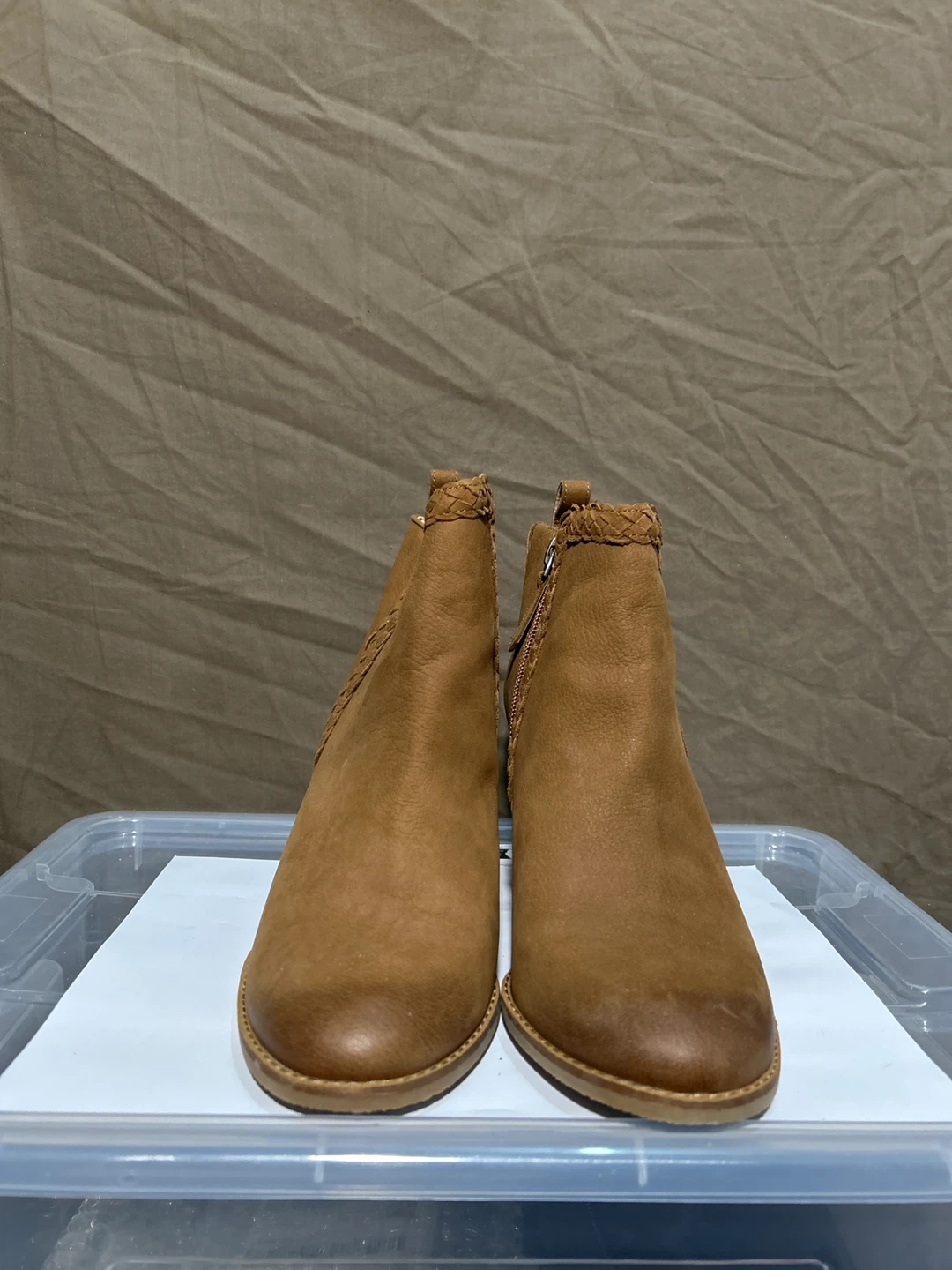 W Caslon Brown Wedge Ankle Boots - 7 - photo 2