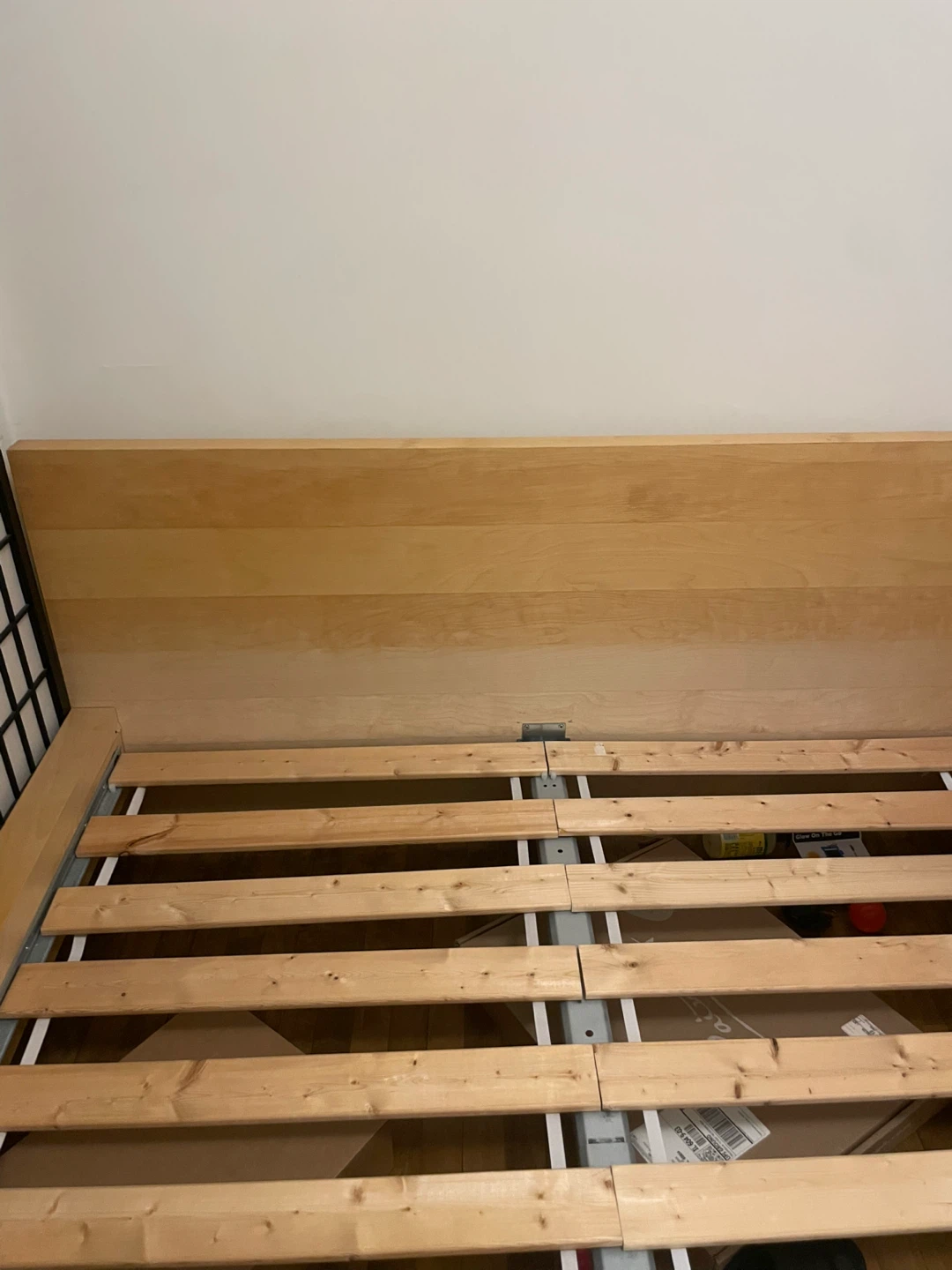 IKEA Oak Veneer Queen Bed Frame - photo 5
