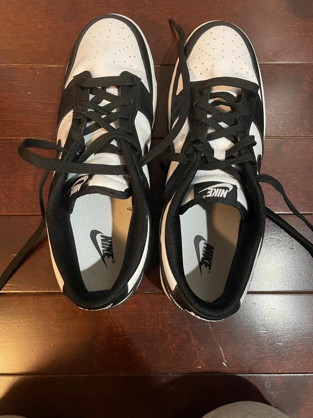 Nike Dunk Low Retro White Black Panda Sneakers - photo 4