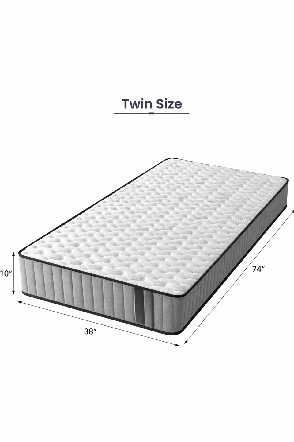 Twin Size Mattress - 10" Thick