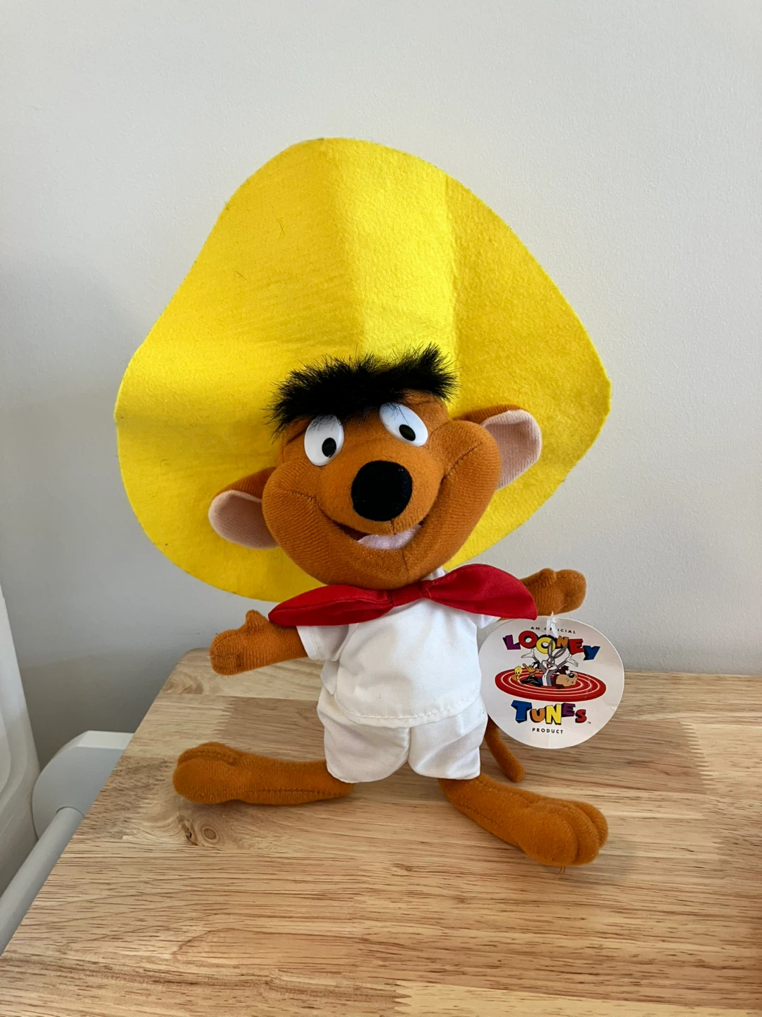 1996 Looney Tunes Speedy Gonzales Plush Toy