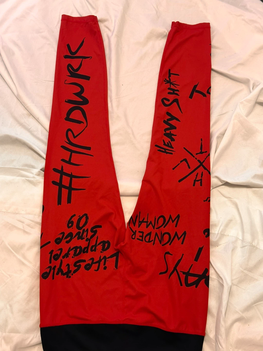 E-Red G/L Women's Red Graphic Leggings - photo 4